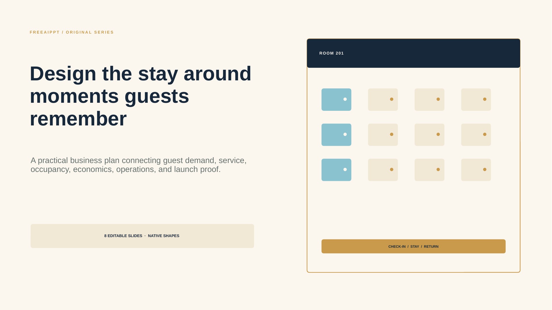 Boutique Hotel Business Plan slide 1