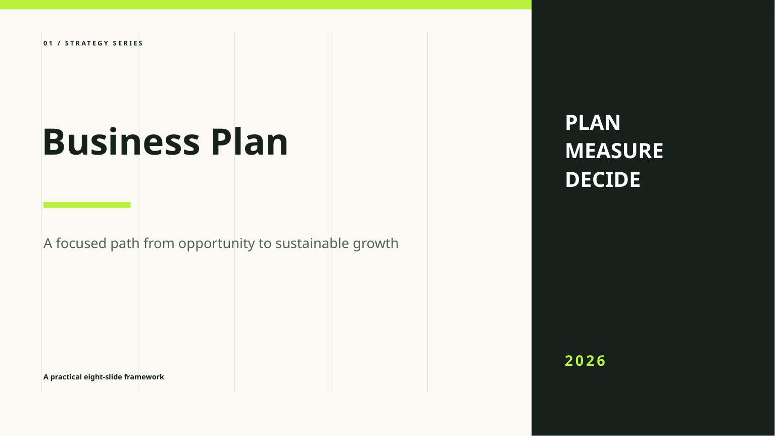 Plantilla PowerPoint gratis de plan de negocio cover