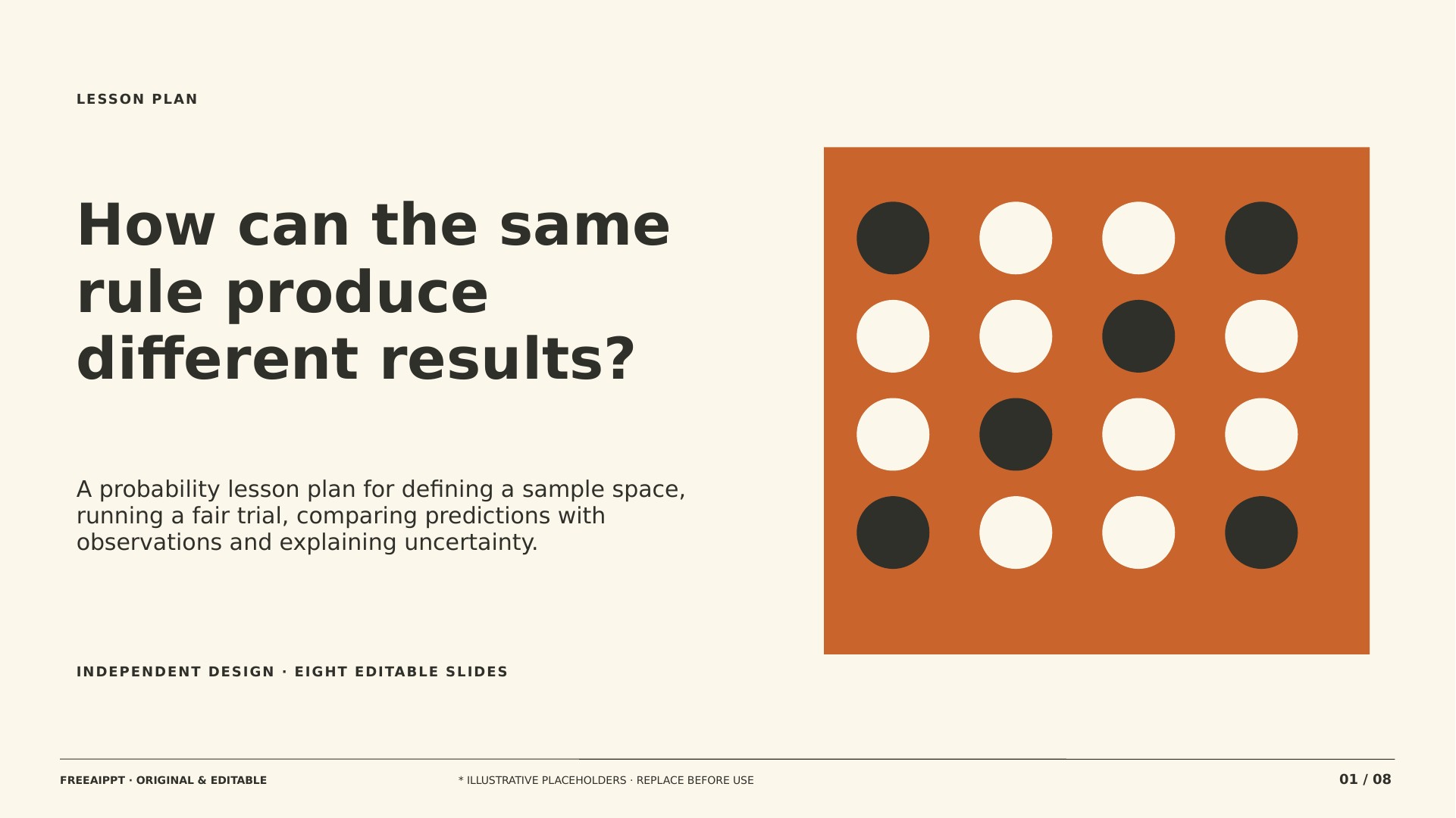 Chance Lab Probability Lesson slide 1