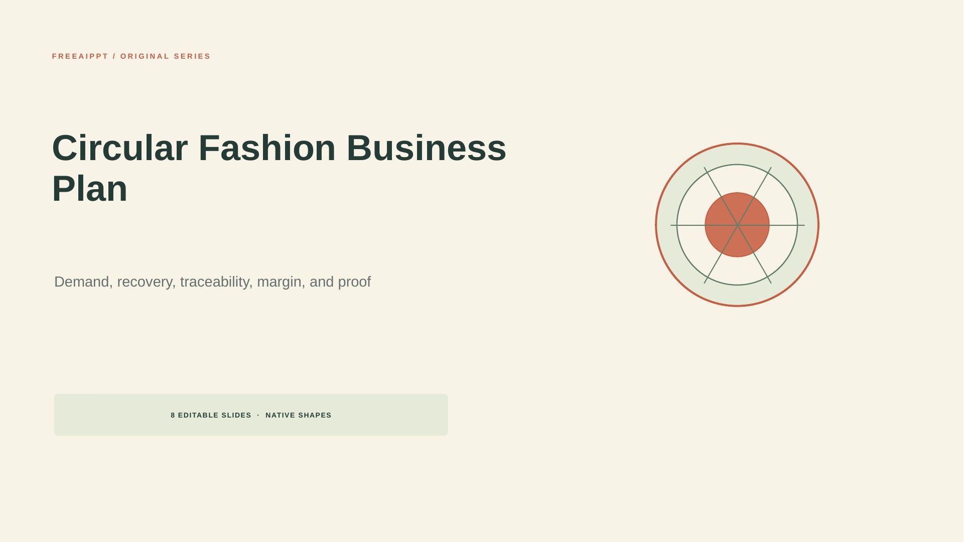 Circular Fashion Business Plan slide 1