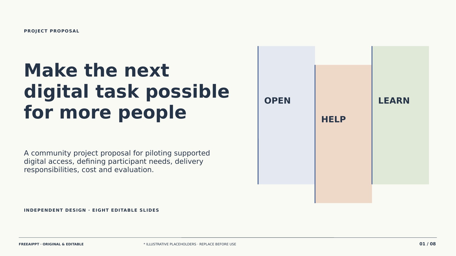 Community Digital Access Proposal slide 1