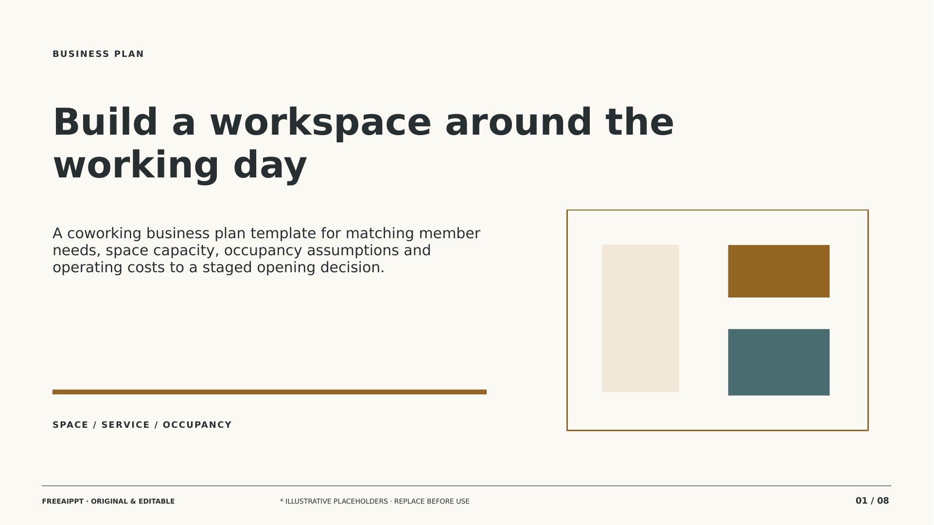 Coworking Occupancy Business Plan slide 1