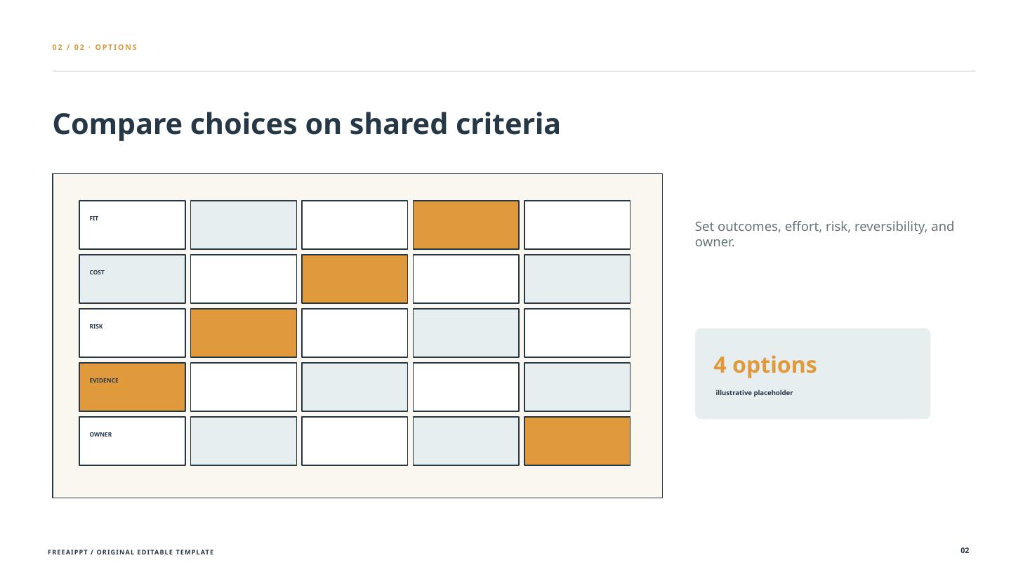 Decision Matrix Project Proposal slide 3
