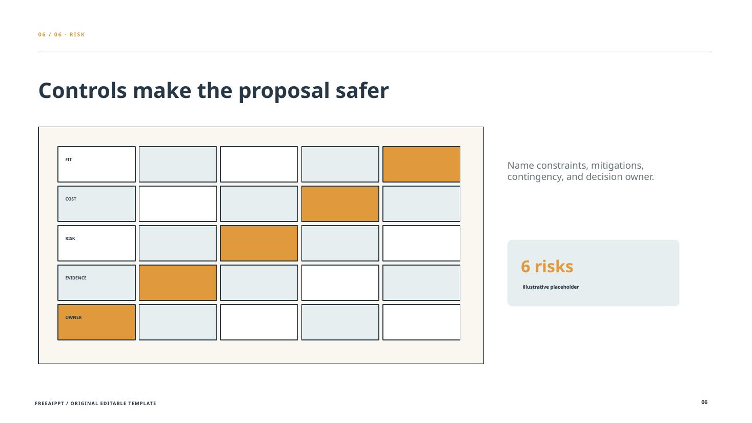 Decision Matrix Project Proposal slide 7