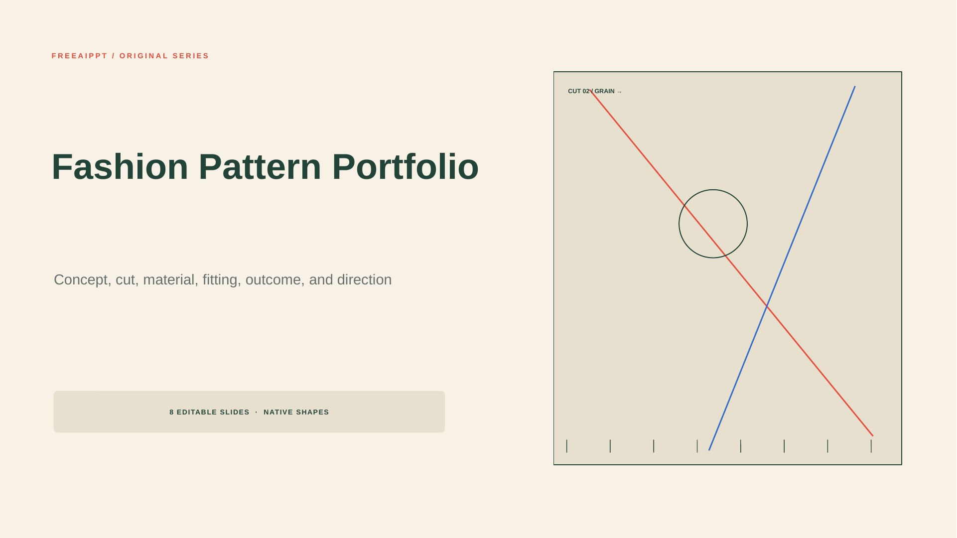 Fashion Pattern Portfolio slide 1