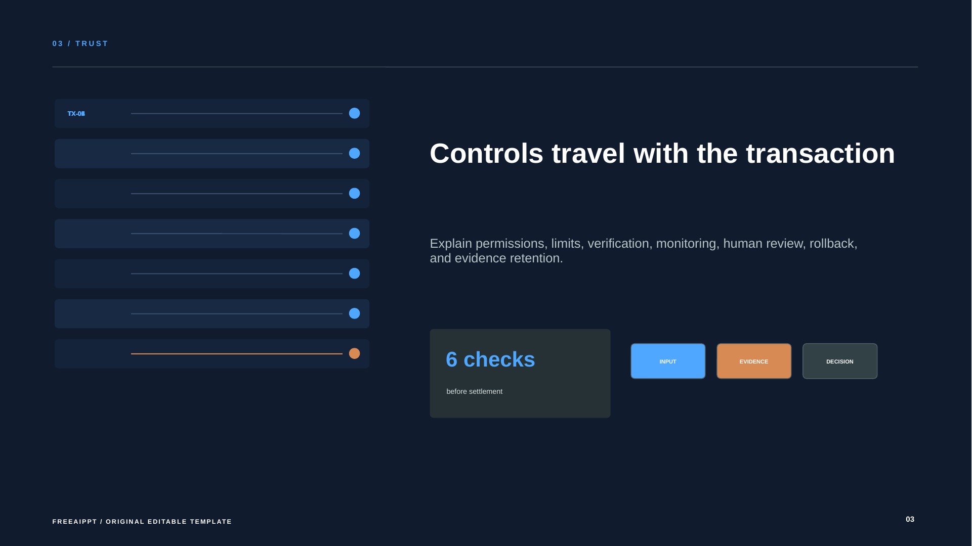 FinTech Control Room Pitch Deck slide 4