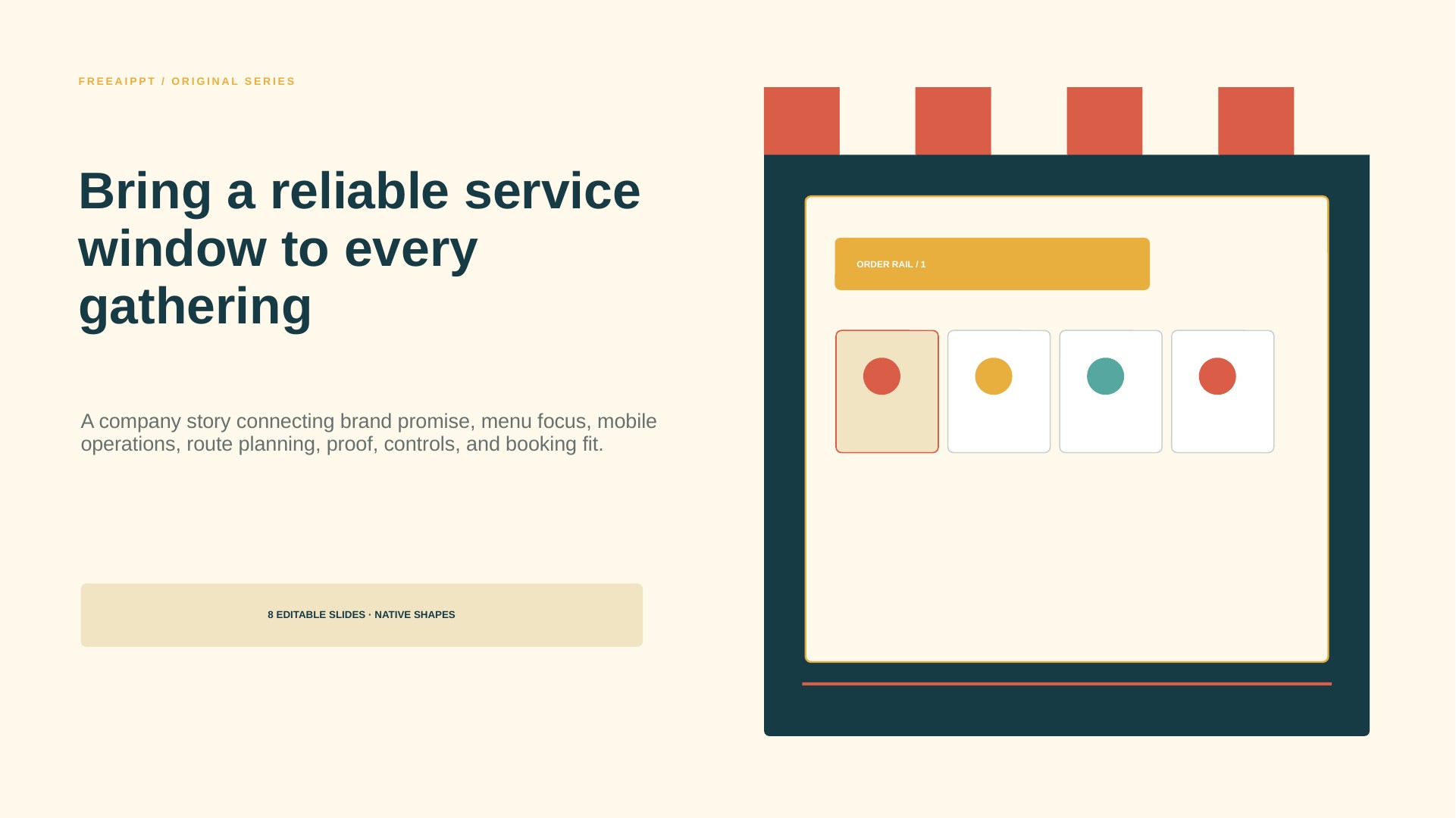 Mobile Kitchen Company Profile slide 1