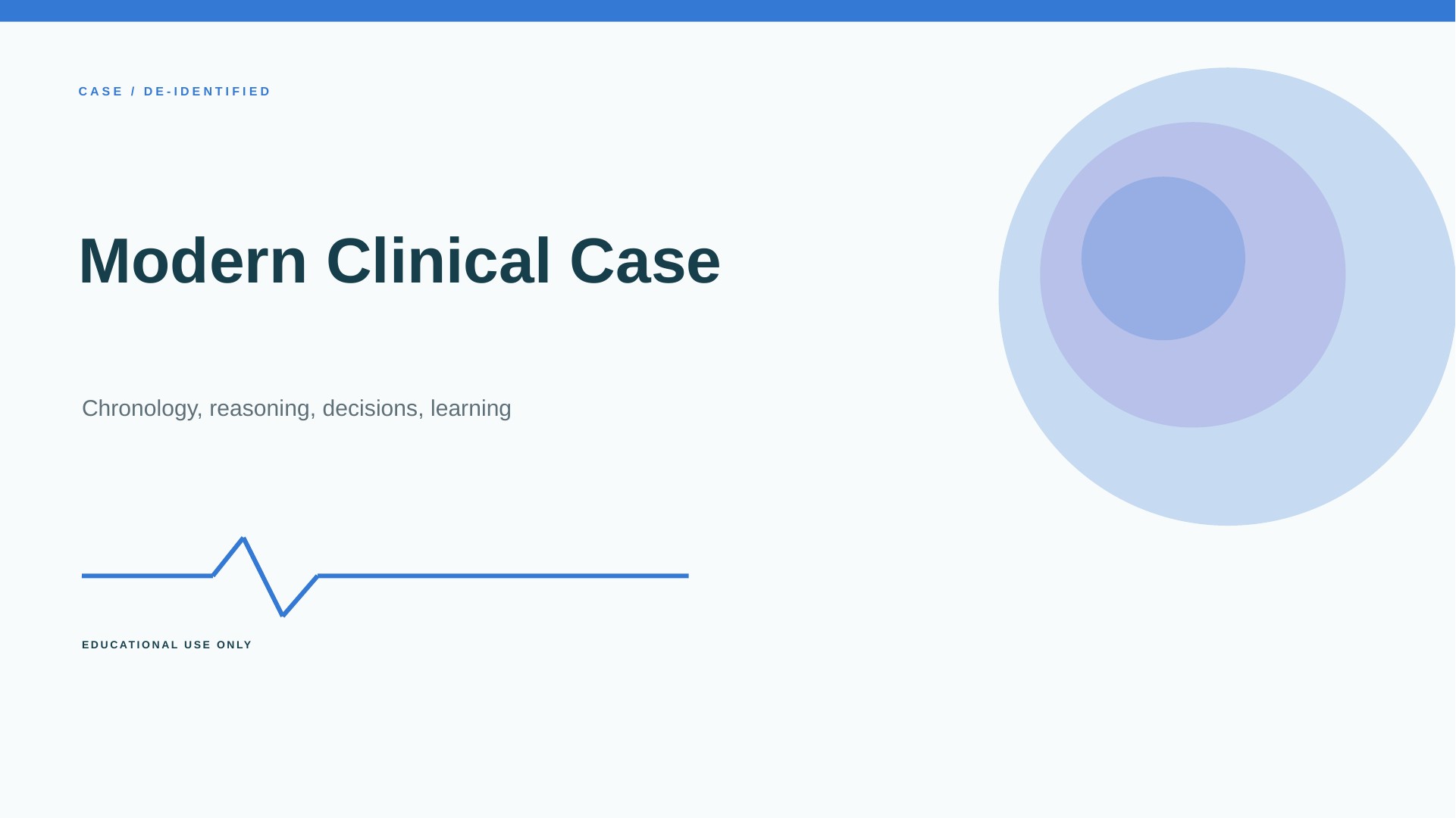 Modern Clinical Case slide 1
