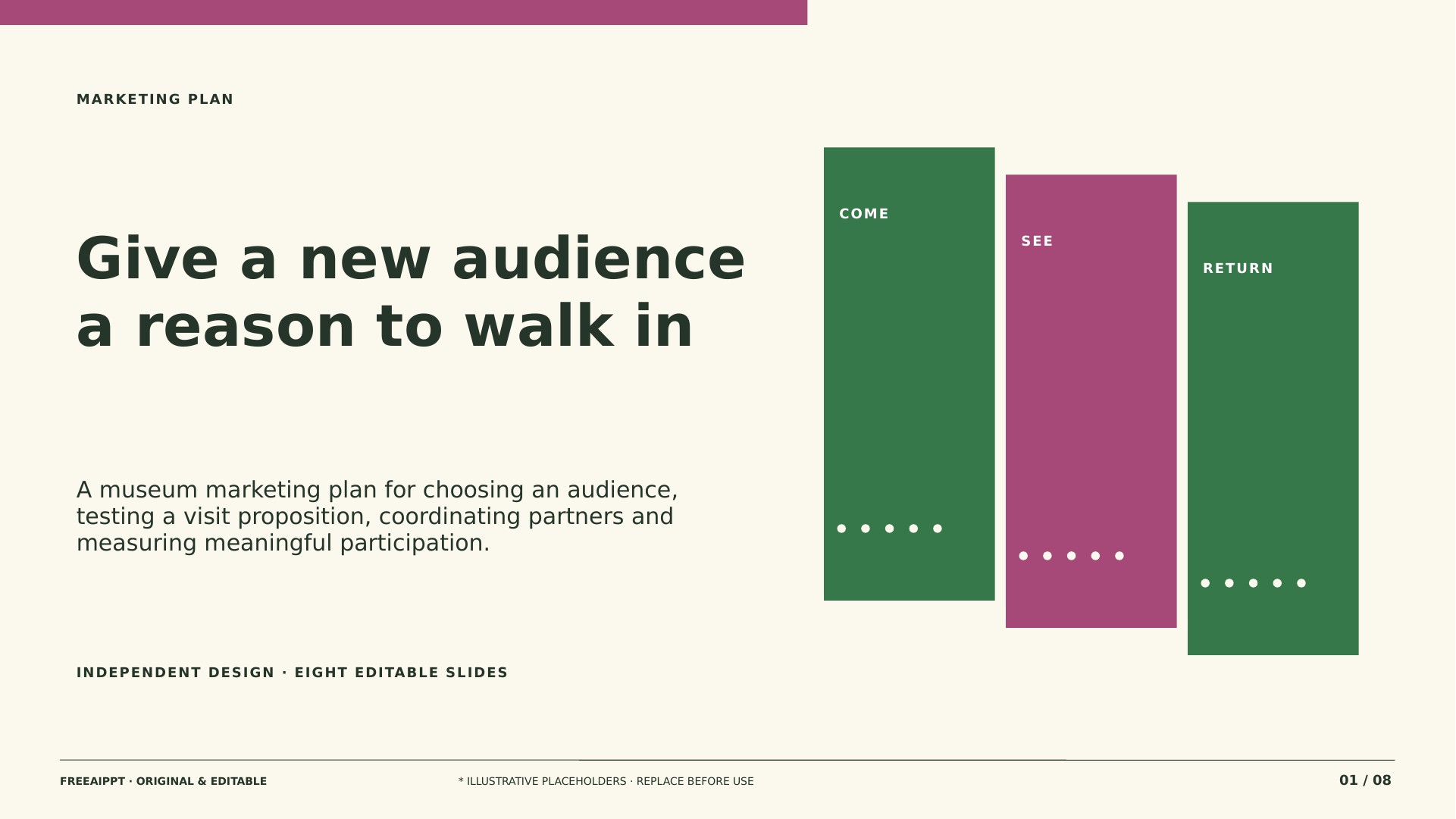 Museum Audience Development Marketing Plan slide 1