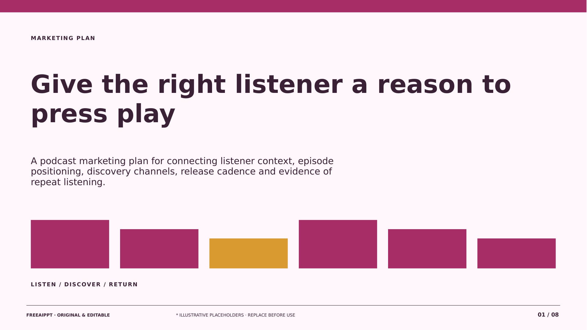 Podcast Discovery Marketing Plan slide 1