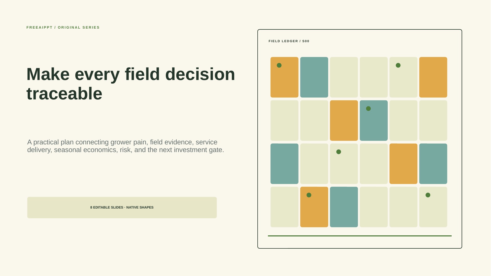 Precision Agriculture Business Plan slide 1