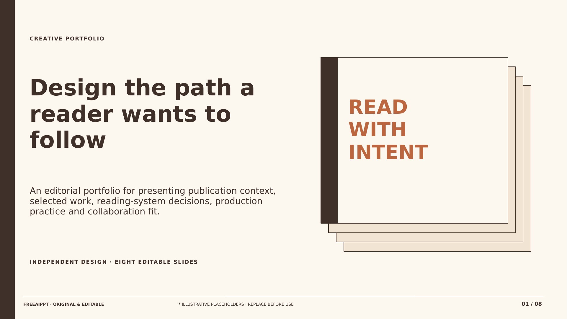 Publication Design Portfolio slide 1