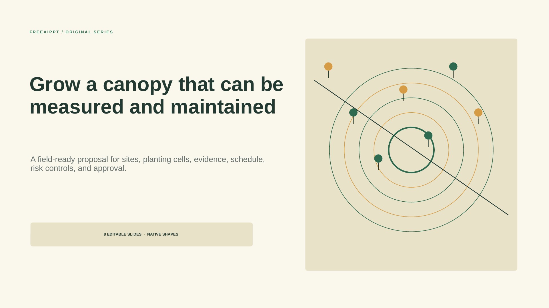 Urban Canopy Restoration Proposal slide 1